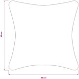  Presvlaka za jastuk 2 pcs HEERLEN Tamnosiva 40 x 40 cm Bouclé | shoptok.hr