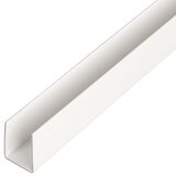 STABILIT Plastični U profil Stabilit (2.000 x 21 x 20 mm, debelina: 1 mm, bel) | Shoptok.si