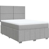  Krevet box spring s madracem svjetlosiva 160x200 cm tkanina | shoptok.hr