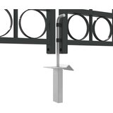  Ograda vrata Ostalo Siva 300 x 175 cm Čelik | shoptok.hr