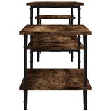 TV ormarić boja dimljenog hrasta 197x35x52 cm konstruirano drvo | shoptok.hr