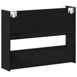 vidaXL Ormarići za cipele na zidu 2 pcs Crni hrast 60 x 18 x 60 cm | shoptok.hr