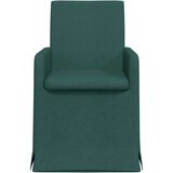 vidaXL Jedilni stoli 2 pcs Temno zelena 57 x 67 x 95 cm blago | Shoptok.si