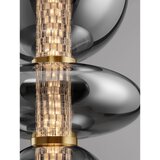 Nova Luce Siva metalna LED viseća svjetiljka sa staklenim sjenilom ø 25,5 cm Navi – | shoptok.hr