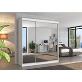 ADRK Furniture Garderobna omara z drsnimi vrati Austin - 200 cm | Shoptok.si