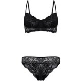 Trendyol Black Underwire Lace Bra -Panties Set cene