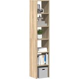 vidaXL Police za knjige 2 kom složive 30x30x80 cm konstruirano drvo | shoptok.hr