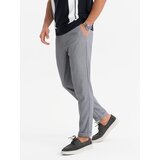 Ombre Men's REGULAR FIT chino pants with elastic waistband - gray | Eponuda.ba