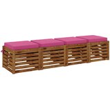  Jastučići za sjedenje SOEST 4 kom. 100% poliester Ružičasta | shoptok.hr