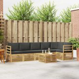  Set vanjskih sofa 7 pcs Bijela i antracit 59 x 59 x 37 cm | Eponuda.ba