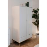 MID.YOU omara s klasičnimi vrati, bela, barve hrasta | Shoptok.si