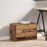 Ormarić s 2 ladice boja drva 60x31x40 cm konstruirano drvo | shoptok.hr
