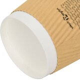  Papirnate šalice za kavu 500 kom 12 oz 300 ml smeđe | shoptok.hr