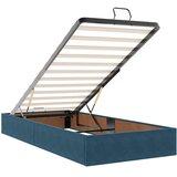  Okvir kreveta s madraca tamnoplavi 80x200cm baršunasti | shoptok.hr