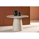 Venture Home Lanzo okrugli blagovaonski stol ⌀120 cm, bež | shoptok.hr