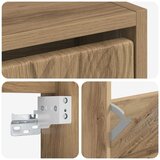 Ormar za cipele na zidu DELFT 71 x 17 x 86 cm Konstruirano drvo - Hrast artisan | shoptok.hr