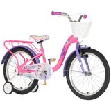 Visitor Bicikl kids unicorn 20" 10" v-brake kontra 115-135cm (20") roze uv sjaj | Eponuda.com