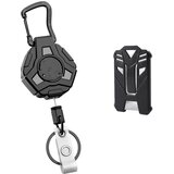 INF Izvlečno držalo jo-jo kartice za dostopno kartico, osebno izkaznico Black, (21247902) | Shoptok.si