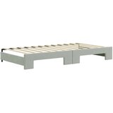  Dnevni krevet na razvlačenje svjetlosivi 100x200 cm baršunasti | shoptok.hr