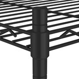 vidaXL 3-nadstropni regal 60x35x76 cm črn 150 kg | Shoptok.si