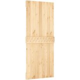  Drsna vrata s kompletom vodil 85x210 cm trdna borovina, (20999136) | Shoptok.si