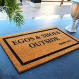 WALLXPERT Egos&Shoes Outside BrownBlack Coco Doormat | ePonuda.com