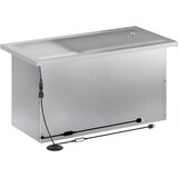  Vrtna posuda za sadnju s LED svjetlom Srebrna 30 x 60 x 30 cm Slike