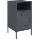  The Living Store Nočna omarica antracit 36x39x68 cm hladno valjano jeklo - Nočna Omarica, (21496398) | Shoptok.si