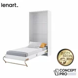 Bed Concept krevet u ormaru CP-03 bijela visoki sjaj - 90x200 cm
