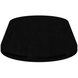 vidaXL Mizna plošča temno rjava 140x60x4 cm trdna hrastovina ovalna | Shoptok.si