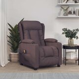  Masažni stol temno rjavo blago, (20939594) | Shoptok.si