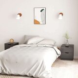  Nočna omarica 2 kosa siva 40x40x50 cm iverna plošča, (20732440) | Shoptok.si