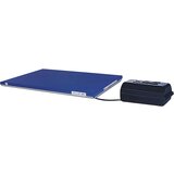 Edmolift Dvižna miza ploske oblike, DxŠ 1500 x 1000 mm, dvig do 800 mm, zaprta plošča, 230 V, ročni upravljalni element | Shoptok.si