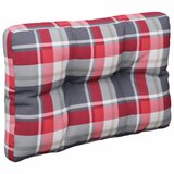  Jastuk za palete crveni karirani 50 x 40 x 12 cm od tkanine | Eponuda.ba