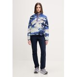 Columbia Flis HELVETIA II PRINTED CROPPED HALF SNAP FLEECE Modra | Shoptok.si