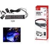 KMT Ambijentalno svetlo za automobil sa aktivacijom na zvuk, 48 LED, RGB, 8 boja, 12 V, priključak za upaljač | Eponuda.com