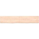  Stenska polica 160x30x(2-6) cm neobdelana trdna hrast | Shoptok.si