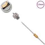  HVLP mlaznica za prskanje Mlaznica 1,7 mm Srebrna | shoptok.hr