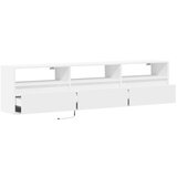  Zidni TV ormarić s LED svjetlima bijeli 180 x 31 x 45 cm | shoptok.hr