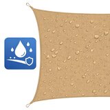  Pravokutno bež vodootporno vrtno jedro za sunce 200x300 cm | shoptok.hr