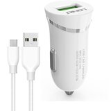 Olimp Sport Auto punjac LDNIO DL-C12 2.1A + Micro USB kabel beli Cene