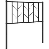  Kovinsko posteljno vzglavje črno 80 cm, (20953819) | Shoptok.si