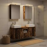  Set ormarića za kupaonicu 5 pcs Staro drvo Konstruirano drvo | shoptok.hr