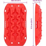  Ploča za vuču 2 pcs Crvena 57,5 x 30,5 x 5,5 cm Ojačani najlon | Eponuda.com