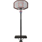 Košarkaški stalak crni 258 - 363 cm od polietilena | shoptok.hr