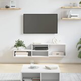  ZidniTVstalak 120x25x28,5cm Konstruirano drvo | shoptok.hr