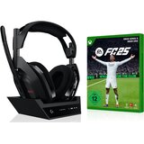 Logitech G Astro A50 X Lightspeed brezžične igralne slušalke z bazno postajo črne barve z igro EA Sports FC 25 za Xbox Cene