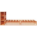  Krevet s regalom za knjige bez madraca 100x200 cm masivno drvo | shoptok.hr