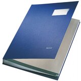 Esselte LEITZ podpisna mapa 57000135 20-delna modra Cene
