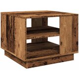 Maison Chic Kava miza - kavna mizica - Nizka mizica Old Wood 55x55x42 cm Inženirski les, (21753723) Cene